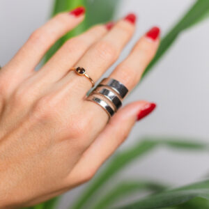 قطعتين من الخواتم